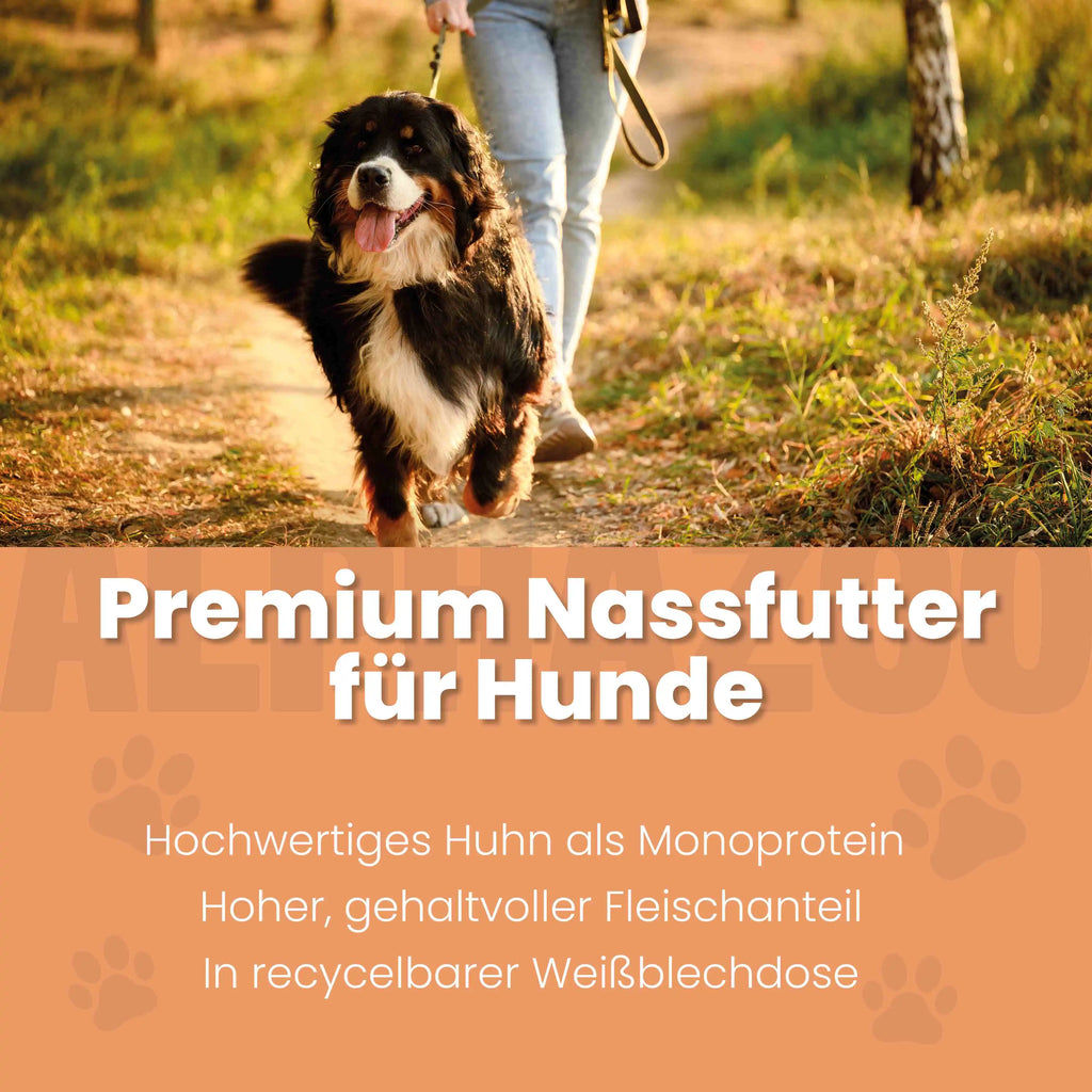 Monoprotein chicken wet food for dogs