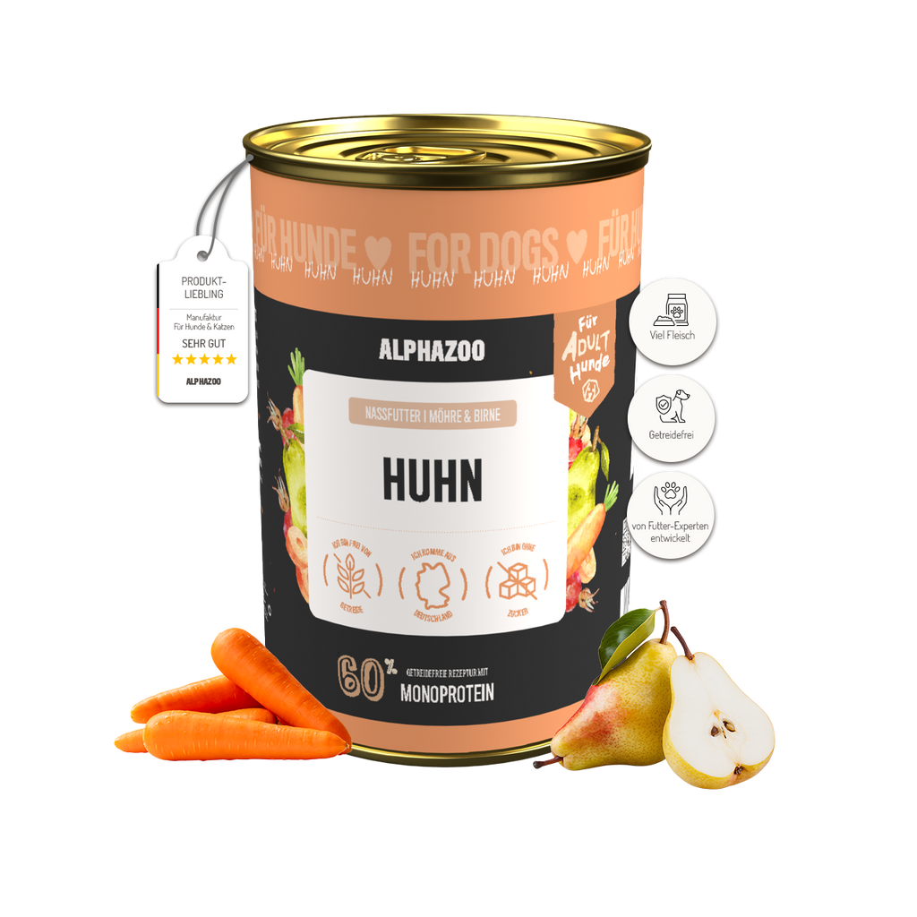 Monoprotein chicken wet food for dogs